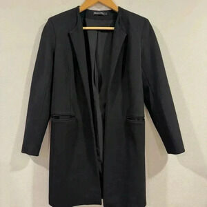 Estelle and Finn Ponte Knit Long Cardigan Blazer Office Career Classy 2